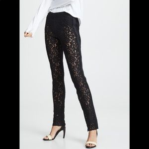 Helmut Lang Sexy Skinny Silhouette Lace Leggings (Just WOW!)